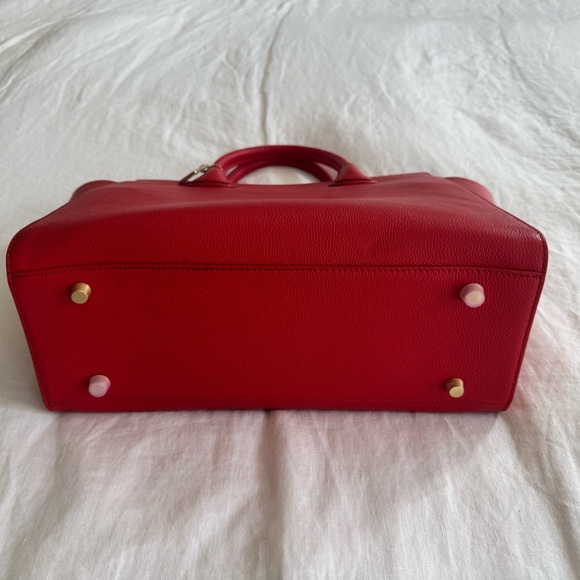 Moncrief London Red Top Handle Bag – Brand New - Picture 3 of 7